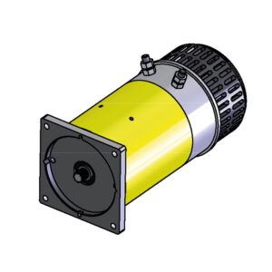 Moteur à courant ventilé 12/24V