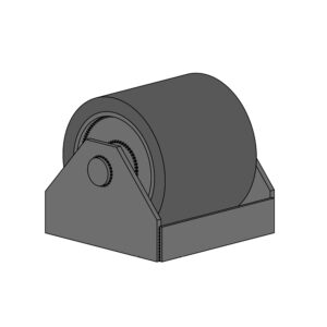 Rouleaux de benne avec structure revêtus de polyuréthane