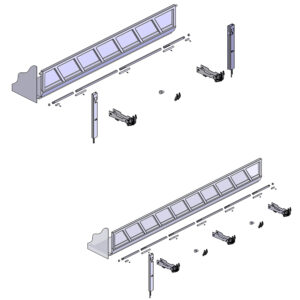 Kits ridelle hydraulique démontable