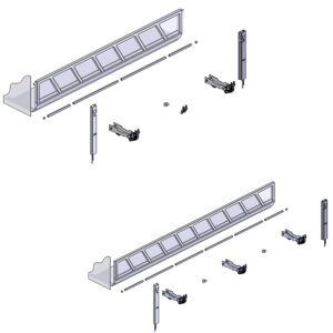 Kits ridelle hydraulique fixe